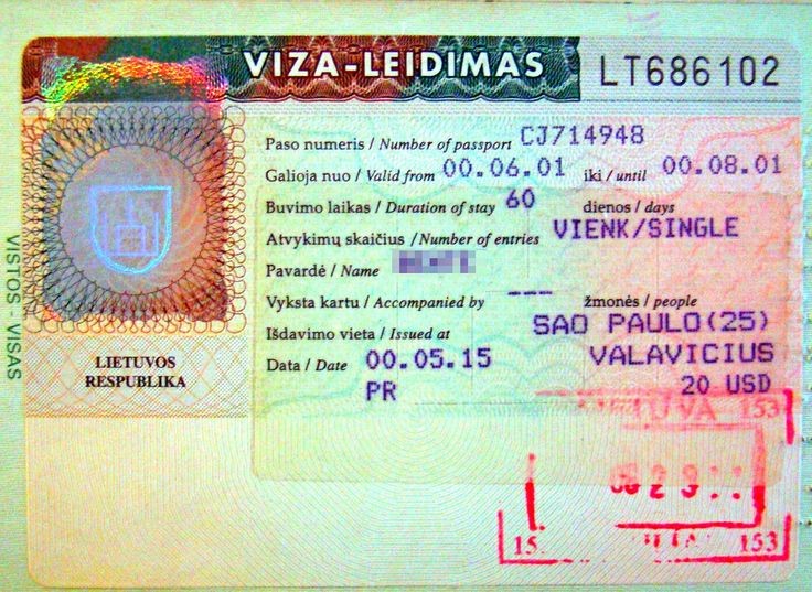 ویزای توریستی لیتوانی