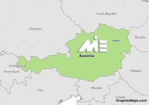 نقشه اتریش ـ وین