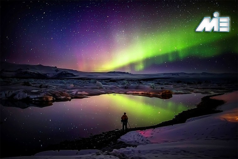 شفق های قطبی آرورا بوریلیس ایسلند