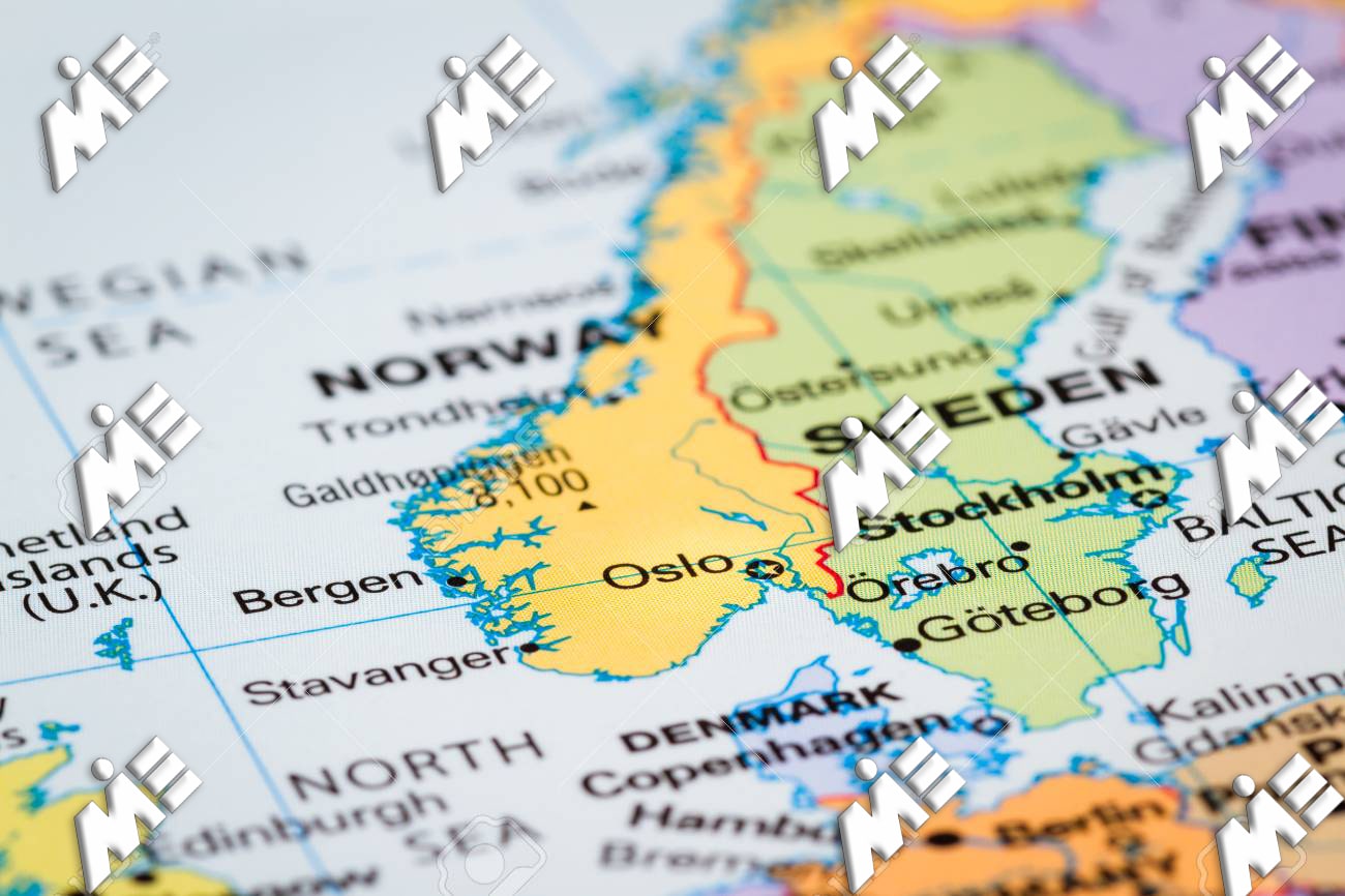 نقشه نروژ - شهرهای نروژ - نروژ کجاست؟