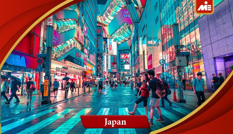عکس از خیابانی در ژاپن یکی از کشورهای زیبای دنیا