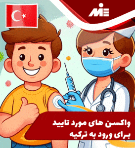 واکسن های مورد تایید برای ورود به ترکیه