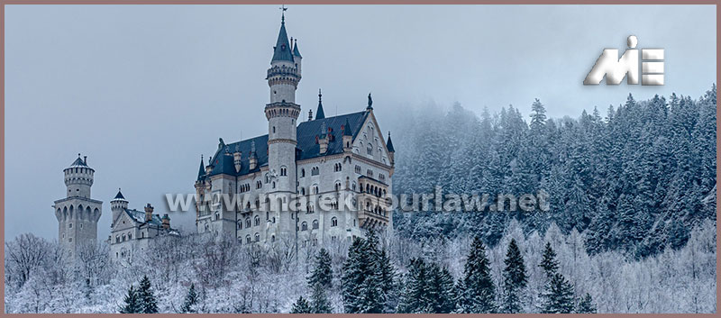 قلعه نوی شواین اشتاین از جاذبه های گردشگری آلمان